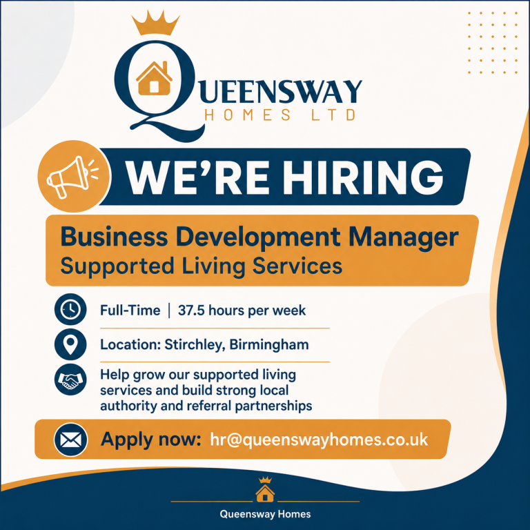 Business Development Manager Job Vacancy | Queensway Homes Birmingham